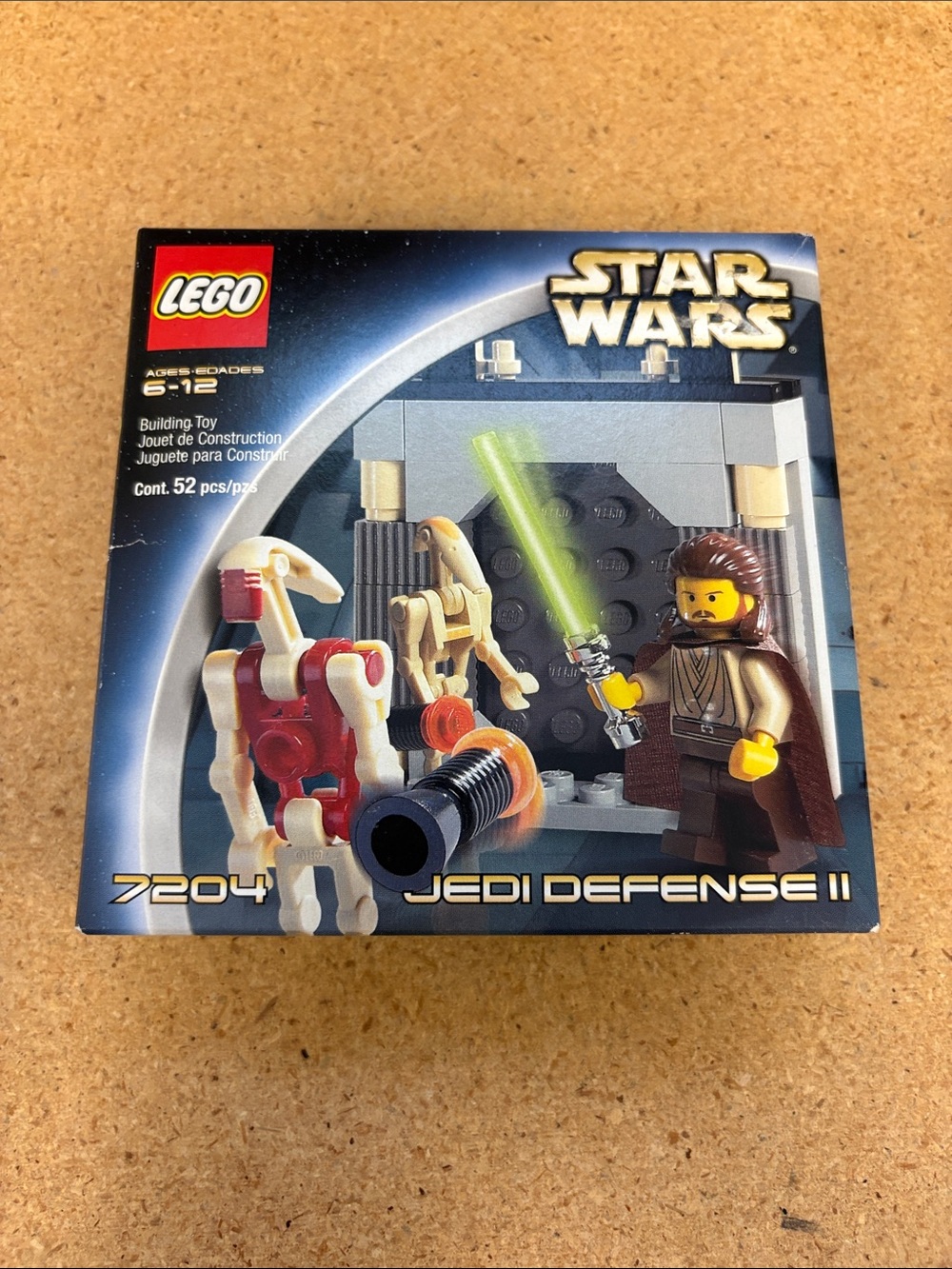 LEGO Star Wars 7204 Jedi Defense II Sealed Box Retired Set 52pcs